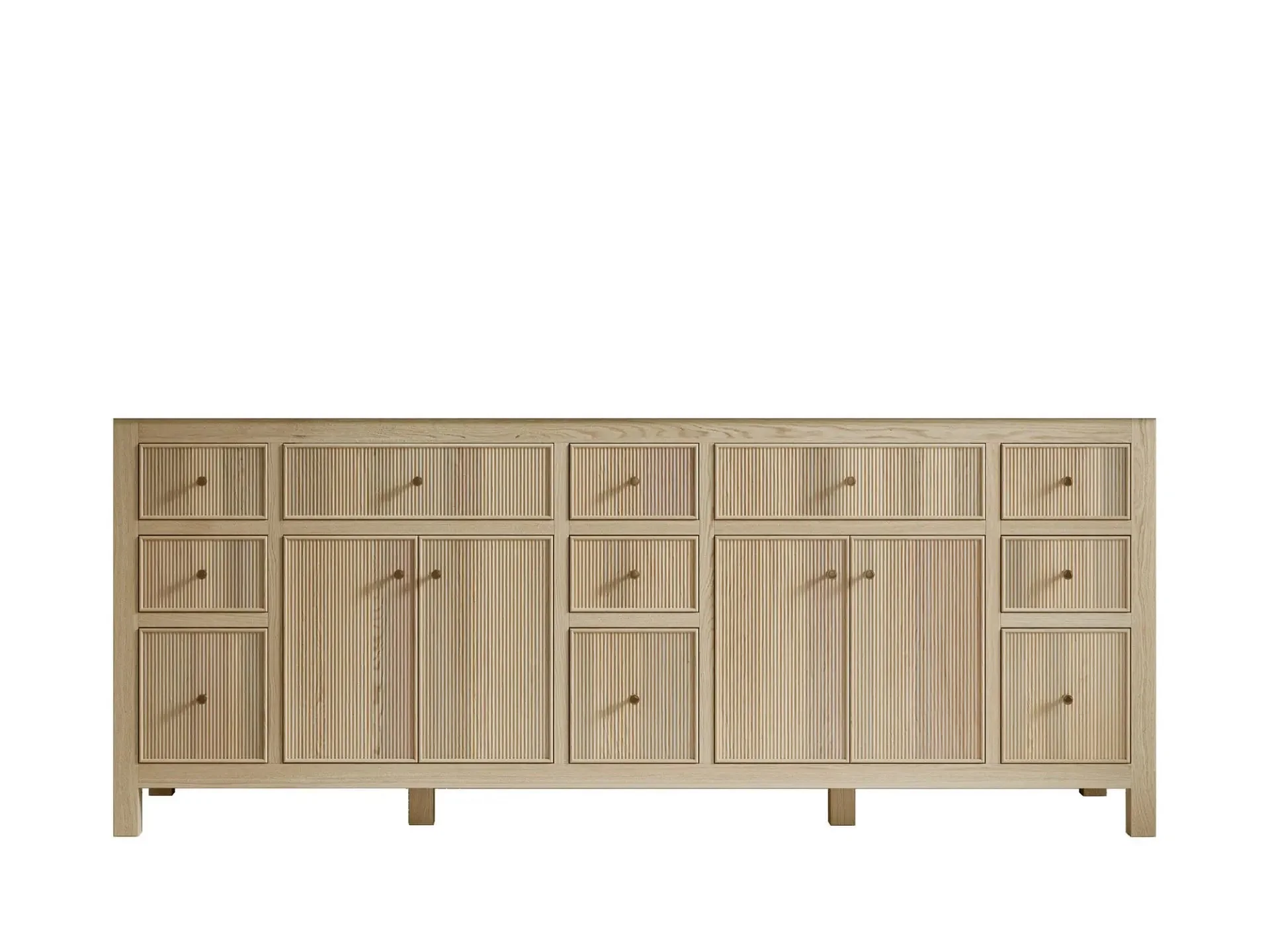 Sonoma White Oak 84 in. W x 22 in. D Double Sink Bathroom Vanity - Image 24